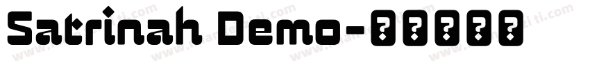 Satrinah Demo字体转换